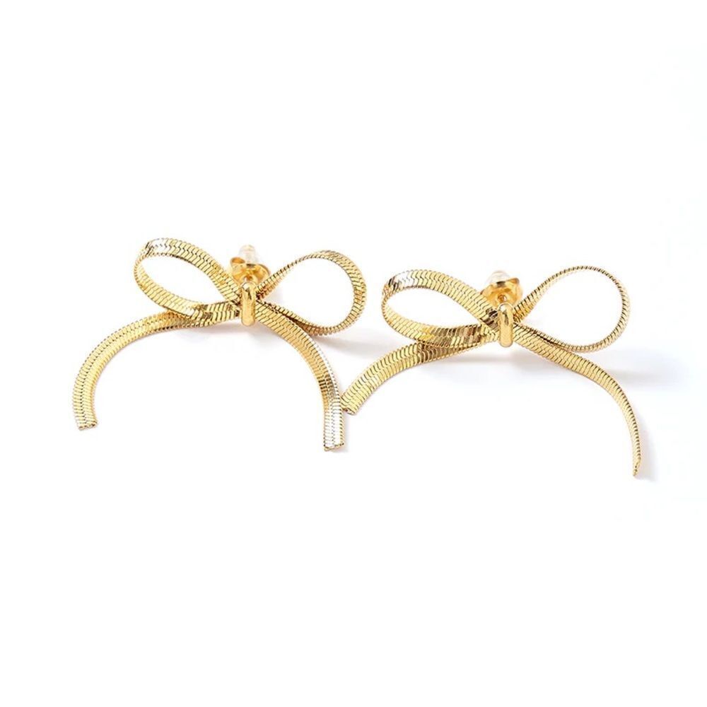 Bow earrings N1279